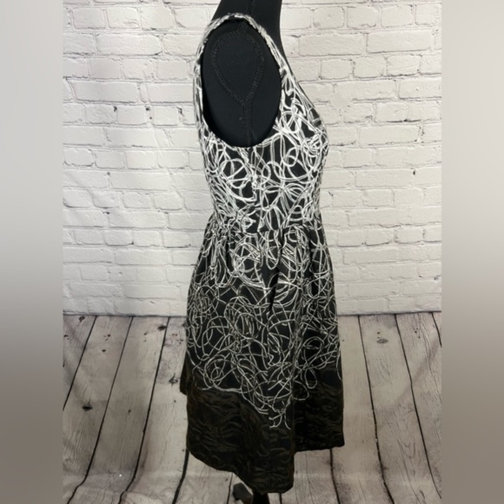 Anthropologie Maeve Embroidered Fading Tracery Sleeveless Dress size 4 - Picture 5 of 14